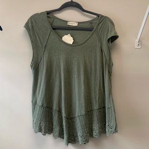 Altar’d State - Hedge Green Shirt